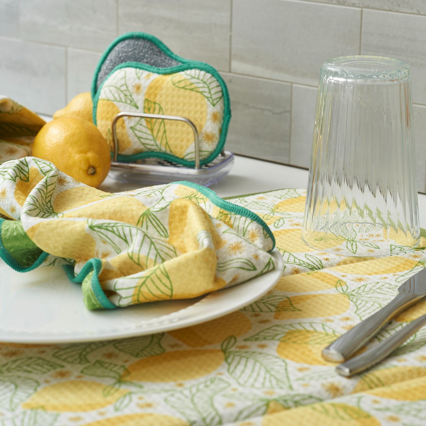 Lemon Sparkle Re:usable Sponges (set of 3)