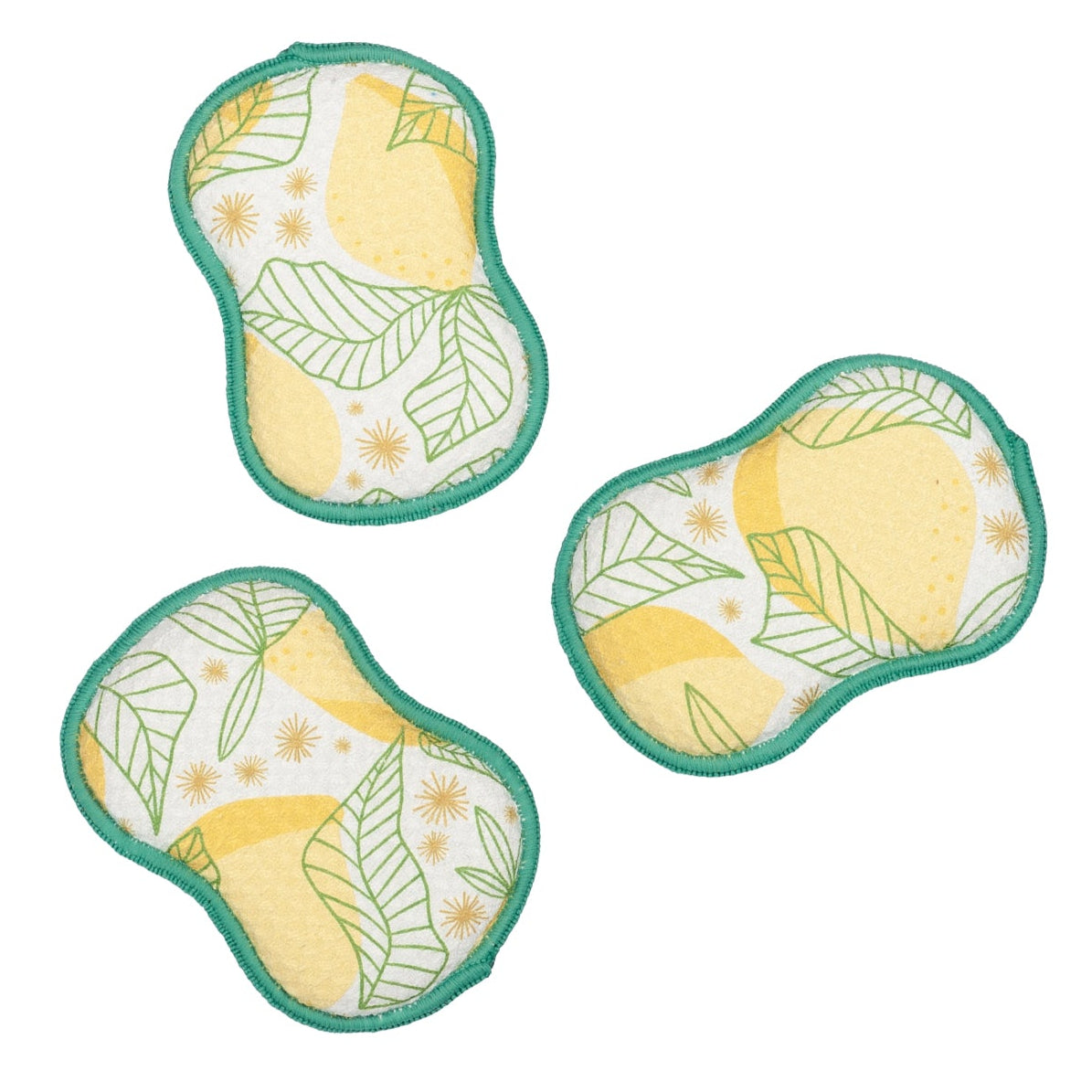 Lemon Sparkle Re:usable Sponges (set of 3)