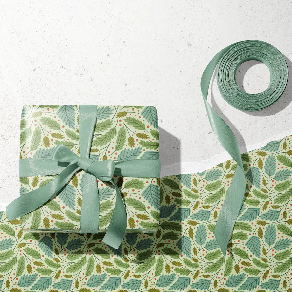 Bramble Wrapping Paper - Rebecca Jane Woolbright - holiday shop-wrapping paper - wrapping paper