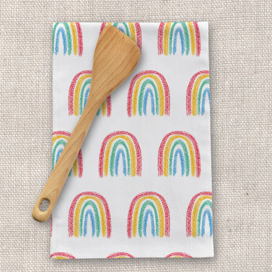Bring the Rainbows Tea Towel