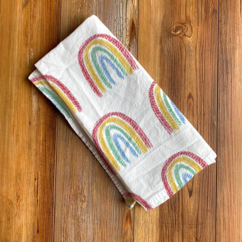 Bring the Rainbows Tea Towel