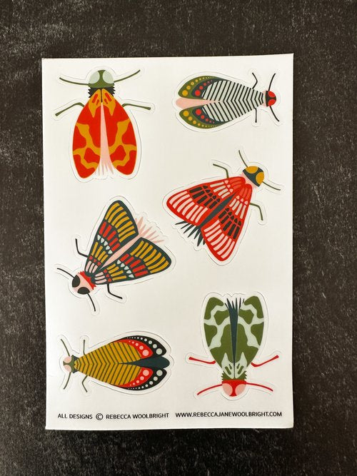 Bug Picnic Vinyl Sticker Sheet