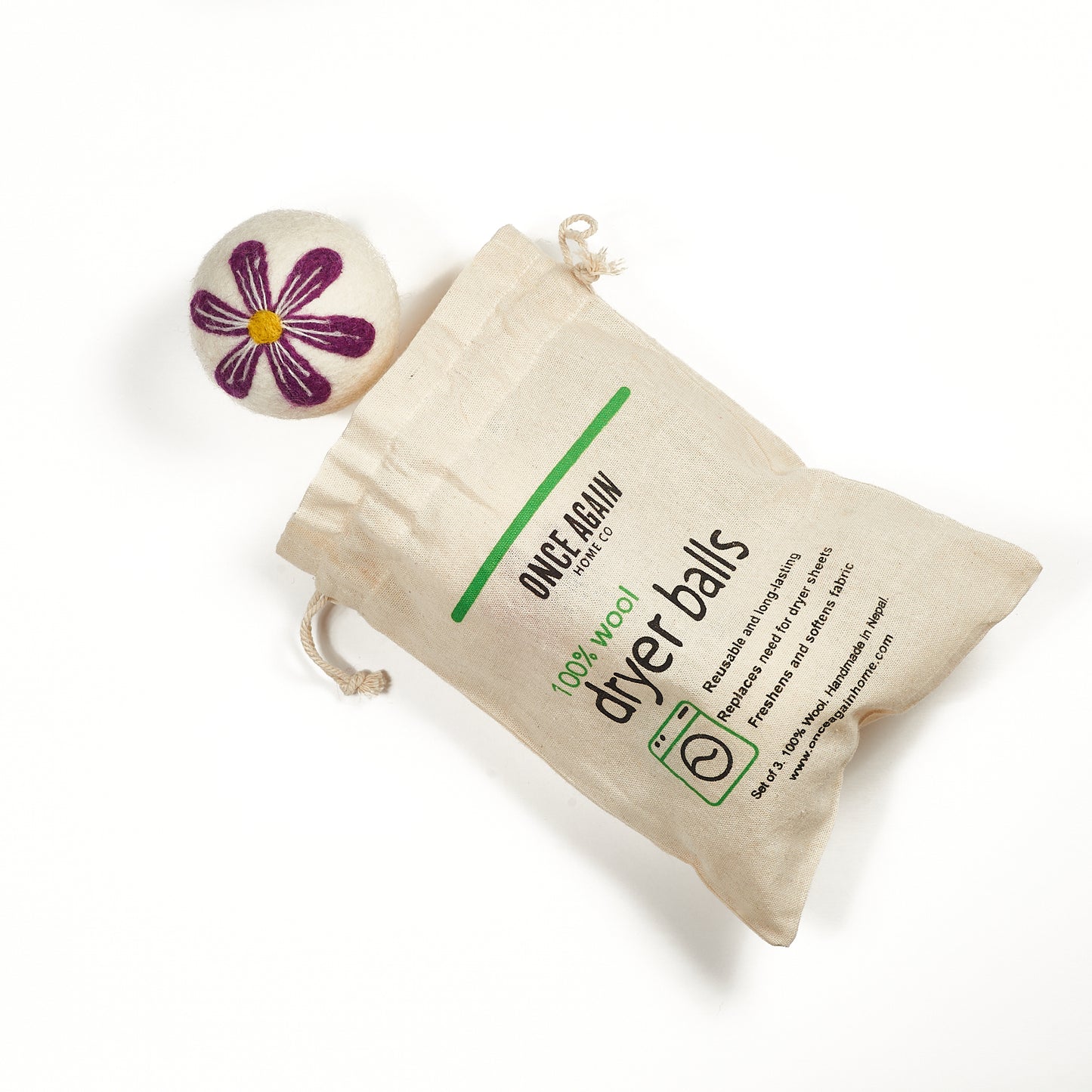 Fresh Sparkle Wool Dryer Balls (set of 3)