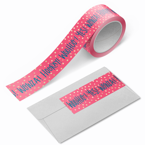 Hooray gold foil washi tape