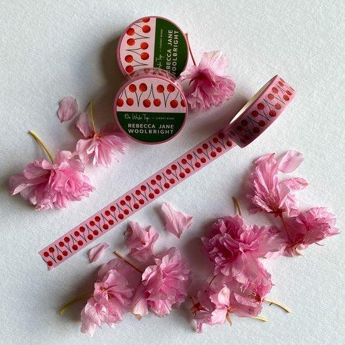 Cherry Bomb Washi Tape - Rebecca Jane Woolbright - - Washi Tape