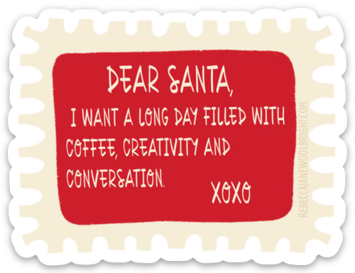 Dear Santa Vinyl Sticker