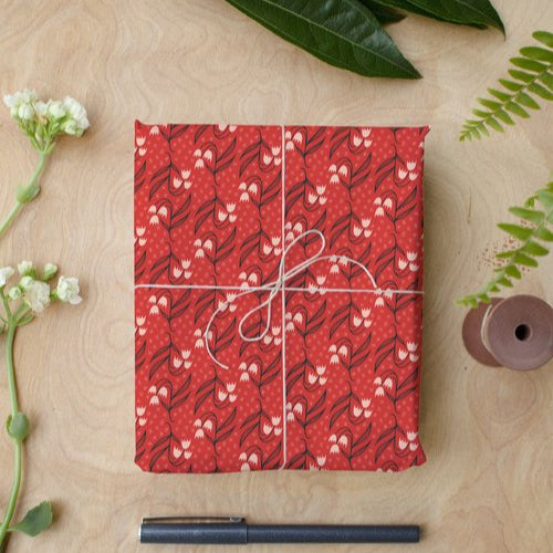 Dosado Red Wrapping Paper