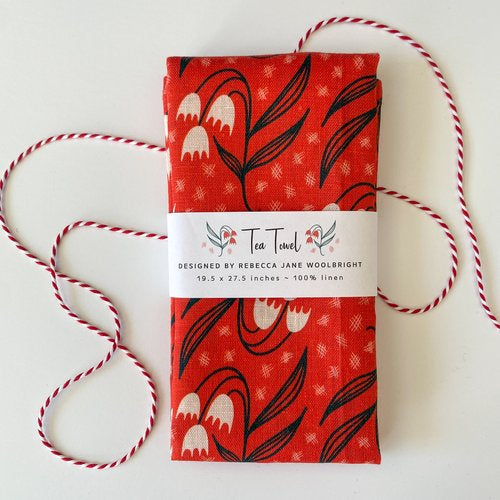 Flower Bell Tea Towel