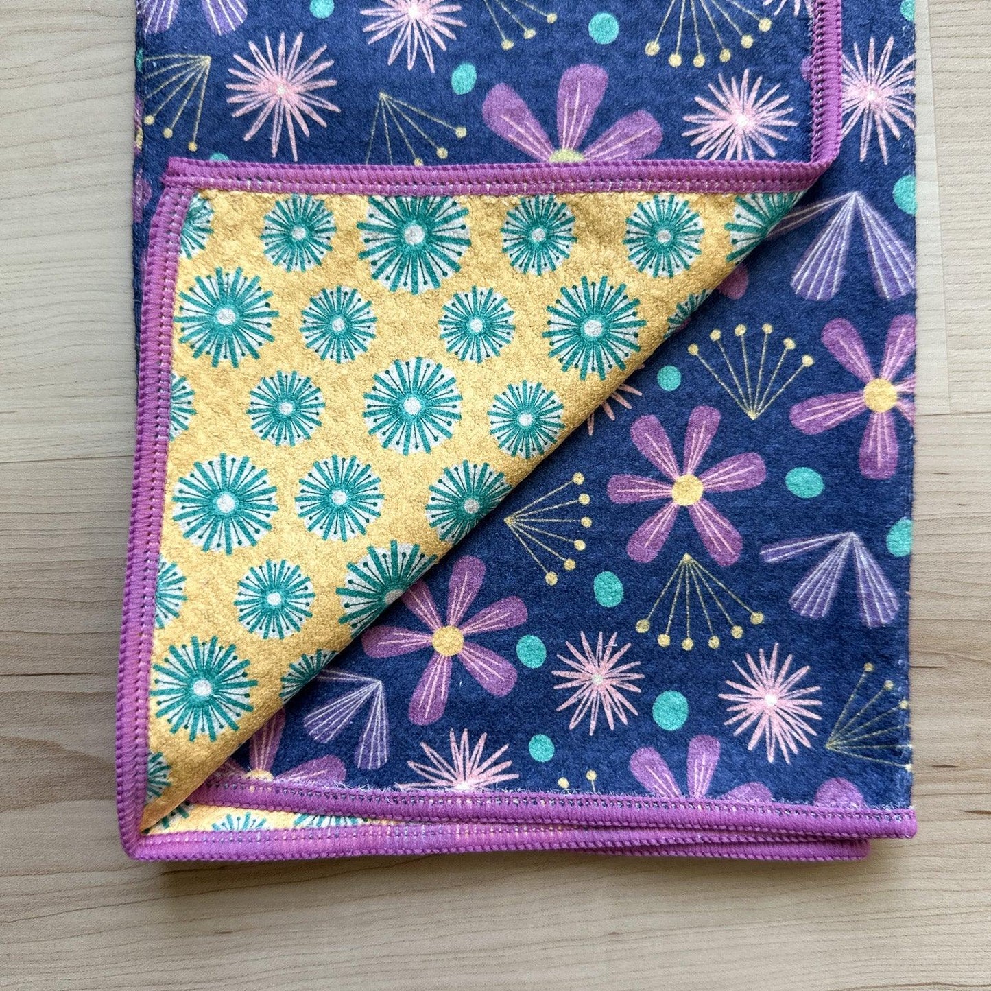 Fresh Sparkle Reversible Tea Towel - Rebecca Jane Woolbright - - Tea Towel
