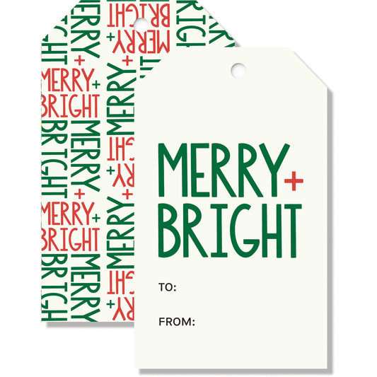 Merry + Bright Gift Tags