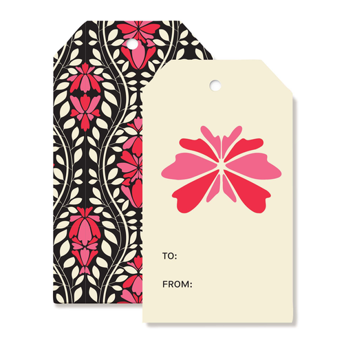 Glowing Garden Gate Gift Tag