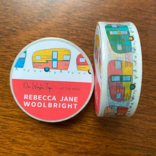 Hit the Road Washi Tape - Rebecca Jane Woolbright - - Washi Tape