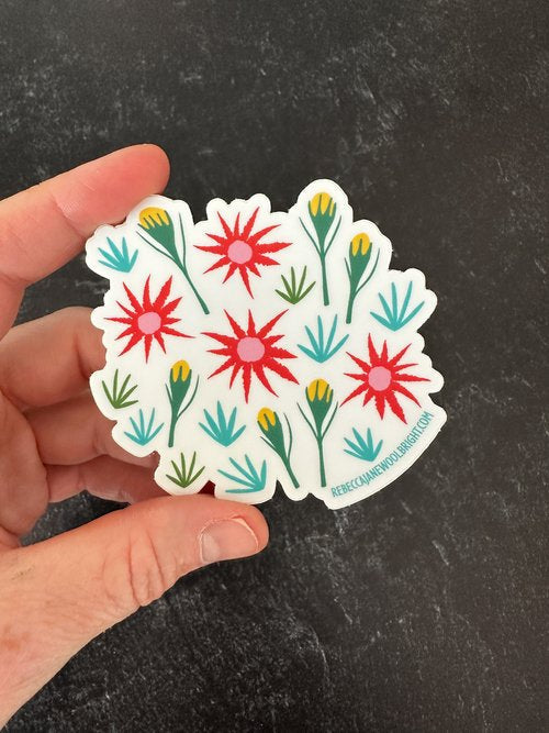 In the Garden Vinyl Sticker