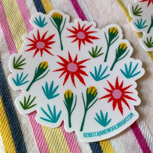 In the Garden Vinyl Sticker