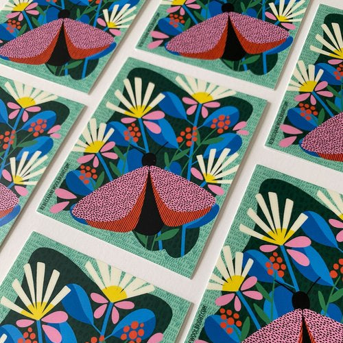 In the Grass Vinyl Sticker