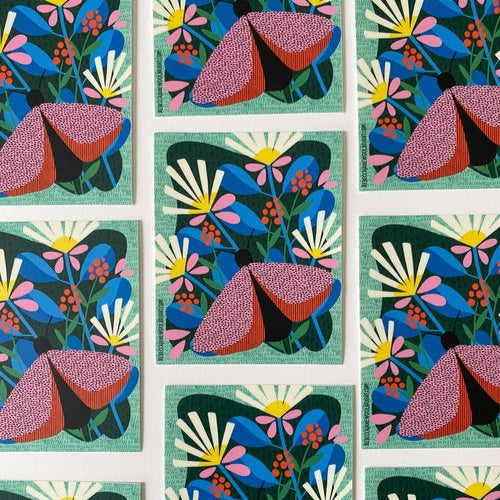 In the Grass Vinyl Sticker