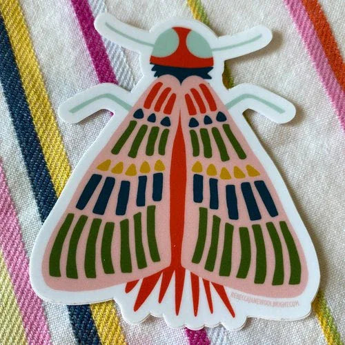 Little Lady Love Vinyl Sticker - Rebecca Jane Woolbright - - Stickers