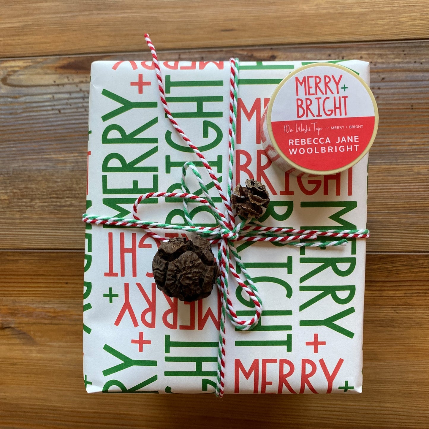 Merry + Bright Wrapping Paper