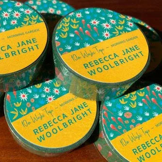 Morning Garden Washi Tape - Rebecca Jane Woolbright - - Washi Tape