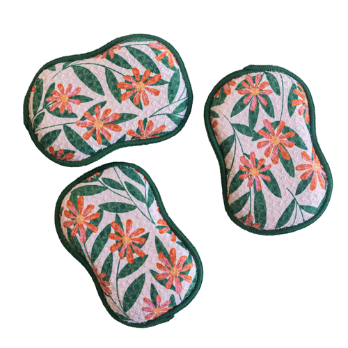 Pink Glow Re:usable Sponges (set of 3)