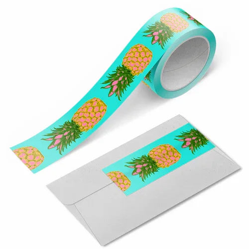 Retro Pineapple Washi Tape - Rebecca Jane Woolbright - - Washi Tape