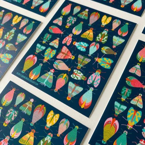 Spring Fling Vinyl Sticker - Rebecca Jane Woolbright - - Stickers