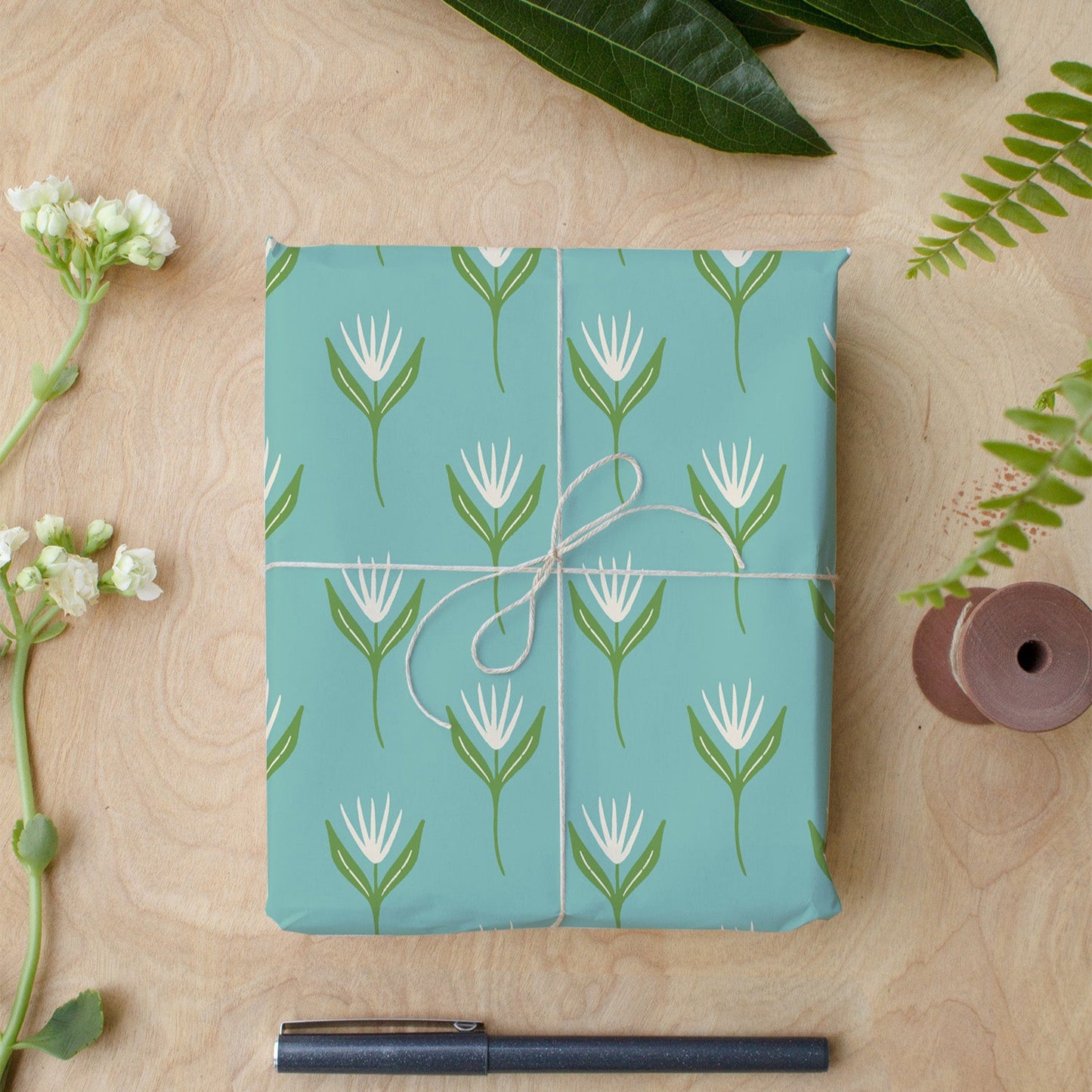 Step Into Spring Wrapping Paper