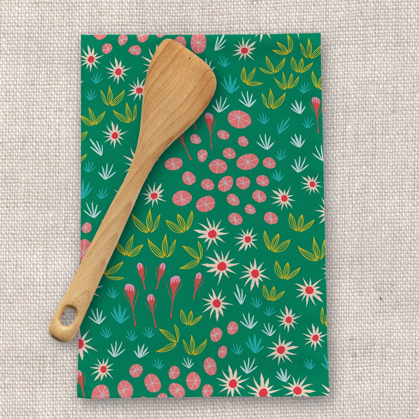 Morning Garden Tea Towel