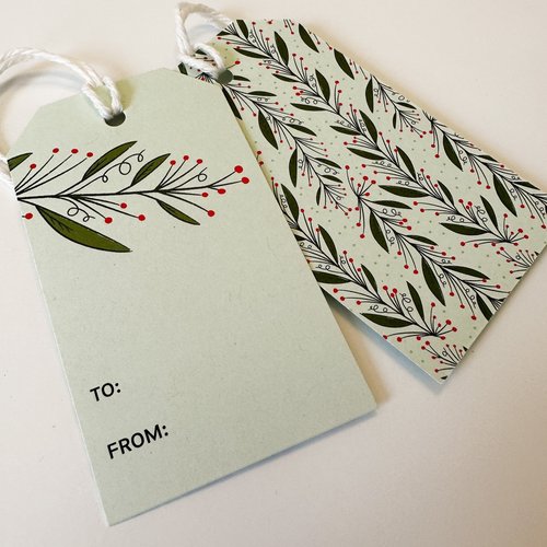 Under the Mistletoe Gift Tag