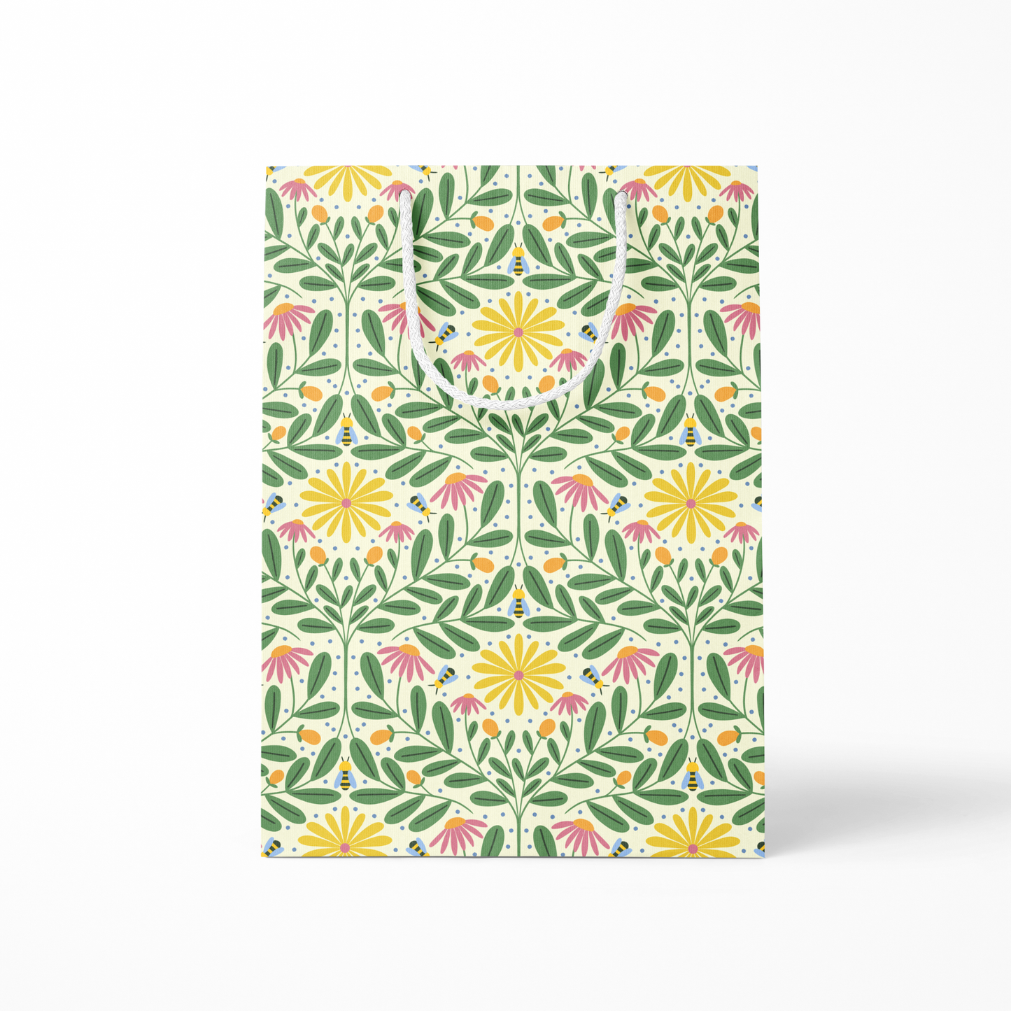 Bee Kind Gift Bag - Rebecca Jane Woolbright - gift bag, holiday shop-gift tag - gift bag