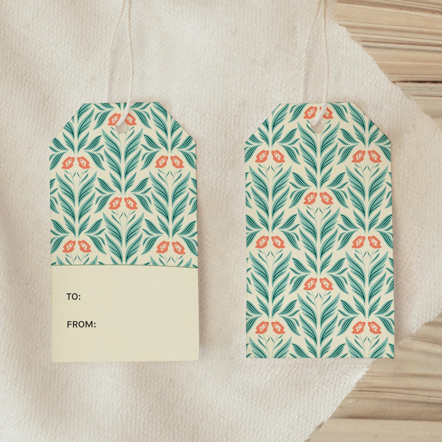 Adeline Gift Tag - Rebecca Jane Woolbright - - gift tag