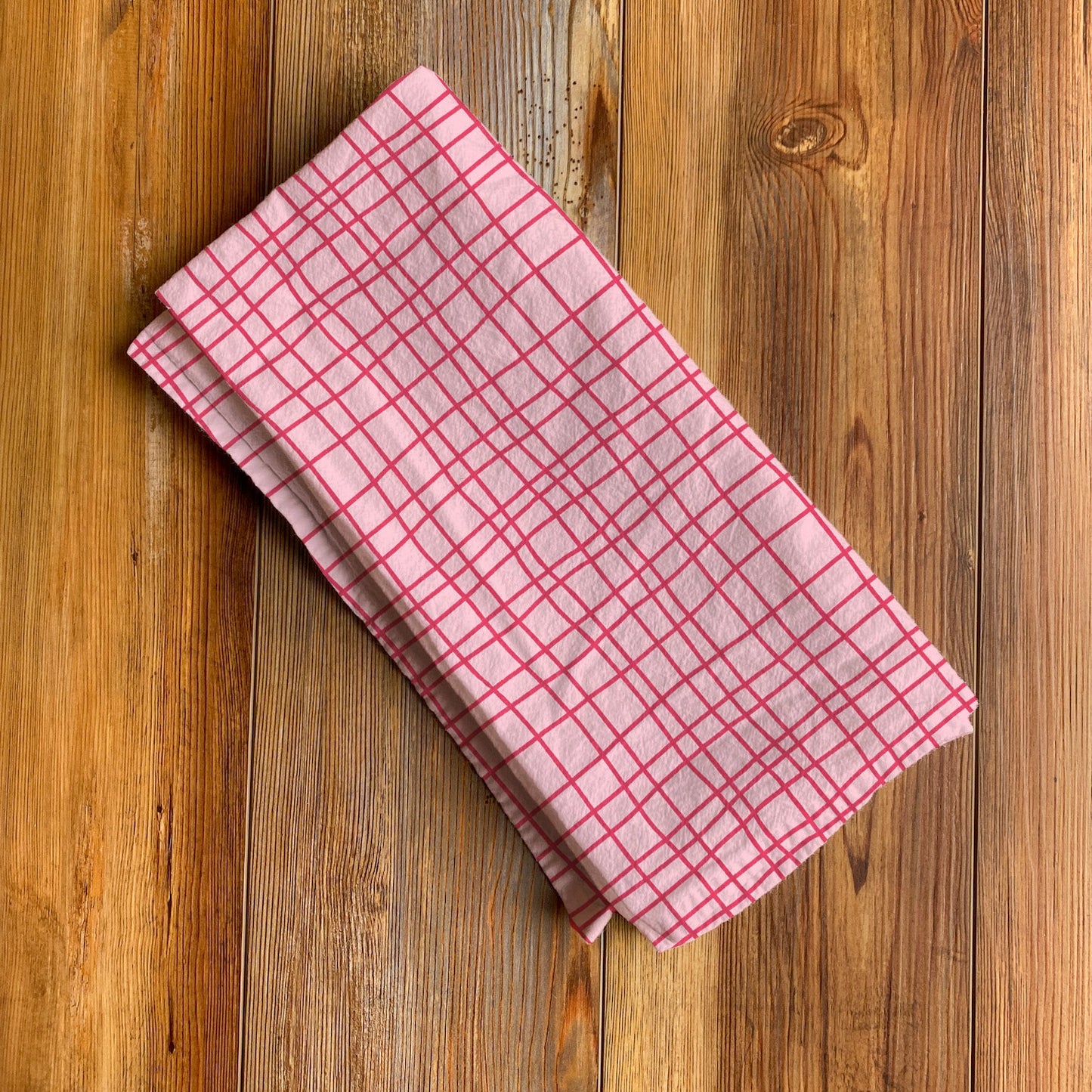 Sketchy Plaid Tea Towel