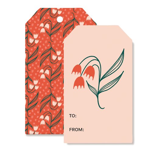 Dosado Red Gift Tag