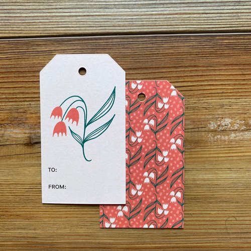 Dosado Red Gift Tag