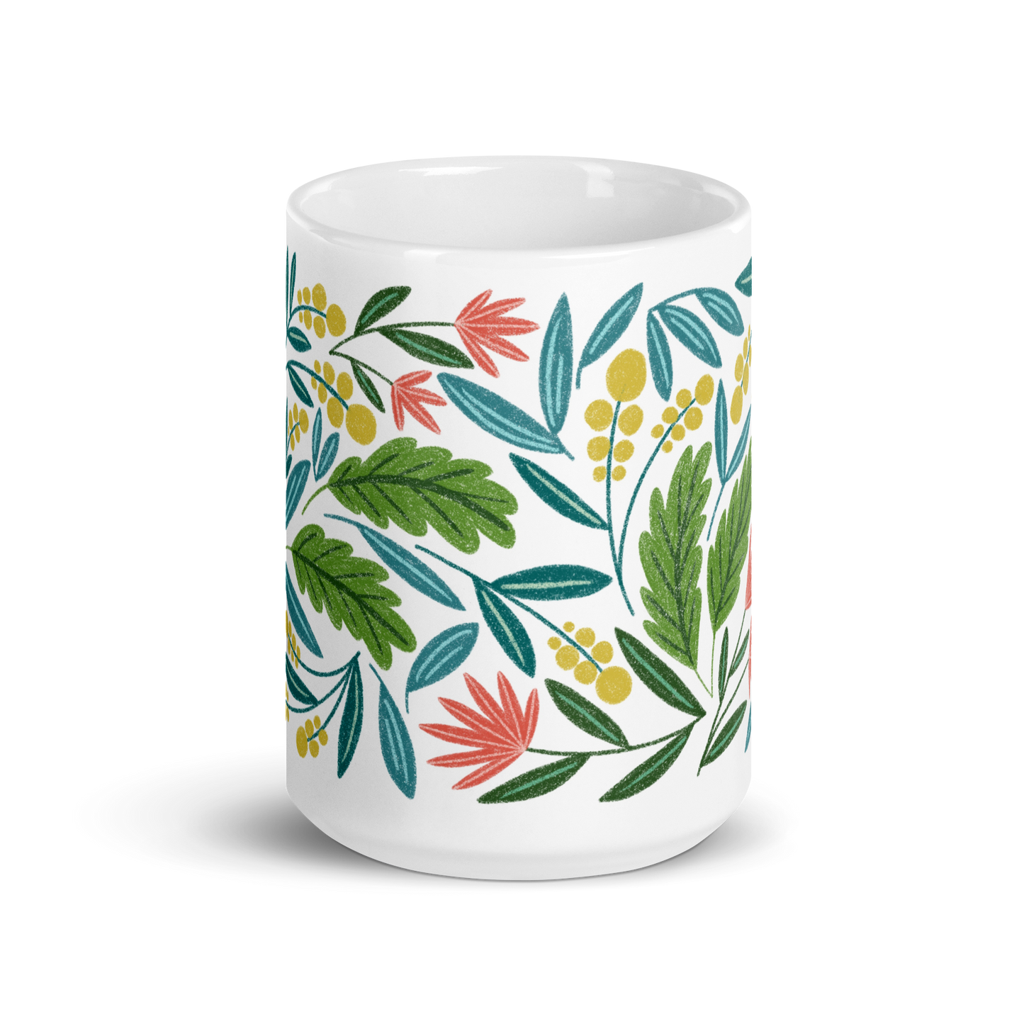 Flowy Fall Magic 15 oz mug