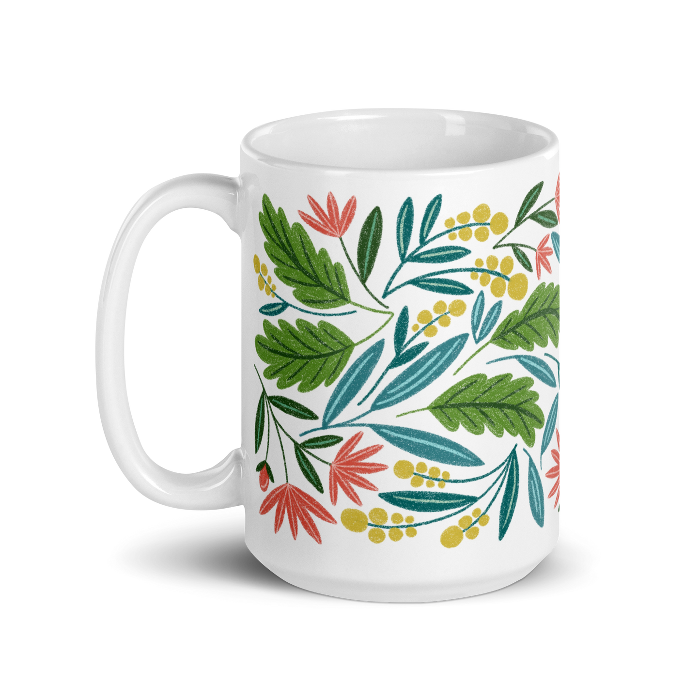 Flowy Fall Magic 15 oz mug