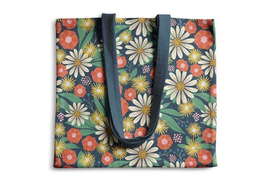 Summer bounty tote bag by Rebecca Jane Woolbright