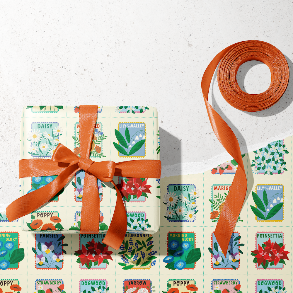 Garden Bed Wrapping Paper