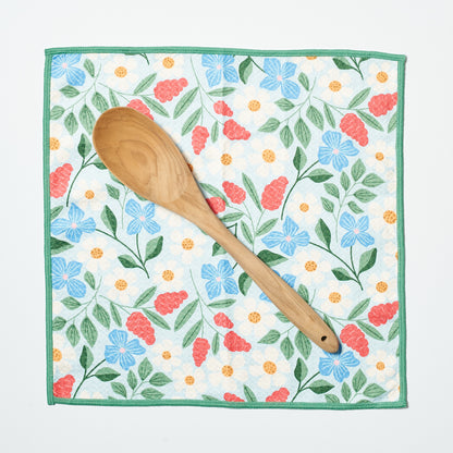 Garden Path Reversible Mighty Mini Towel (set of 3) - Rebecca Jane Woolbright - - Tea Towel