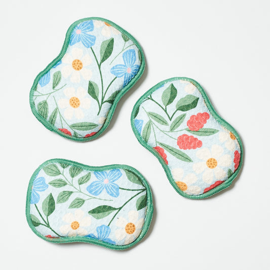 Garden Path Re:usable Sponges (set of 3) - Rebecca Jane Woolbright - - Sponges