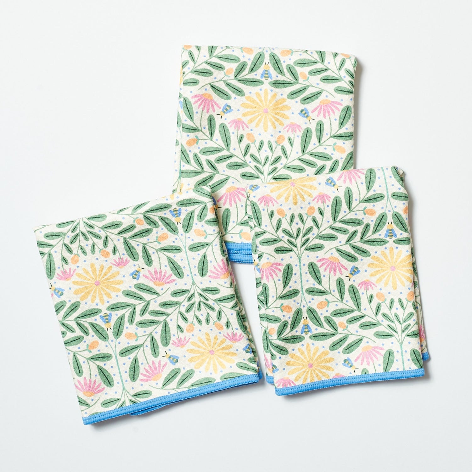 Bee Kind Reversible Mighty Mini Towel (set of 3) - Rebecca Jane Woolbright - - Tea Towel
