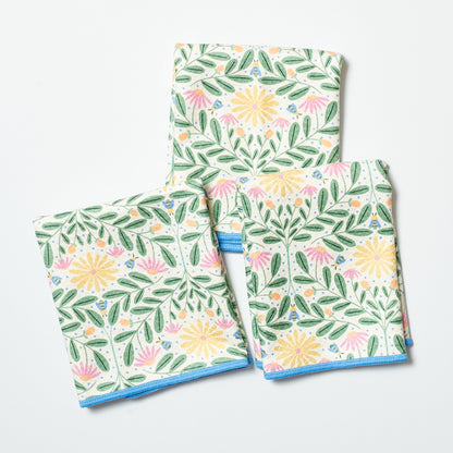 Bee Kind Reversible Mighty Mini Towel (set of 3) - Rebecca Jane Woolbright - - Tea Towel