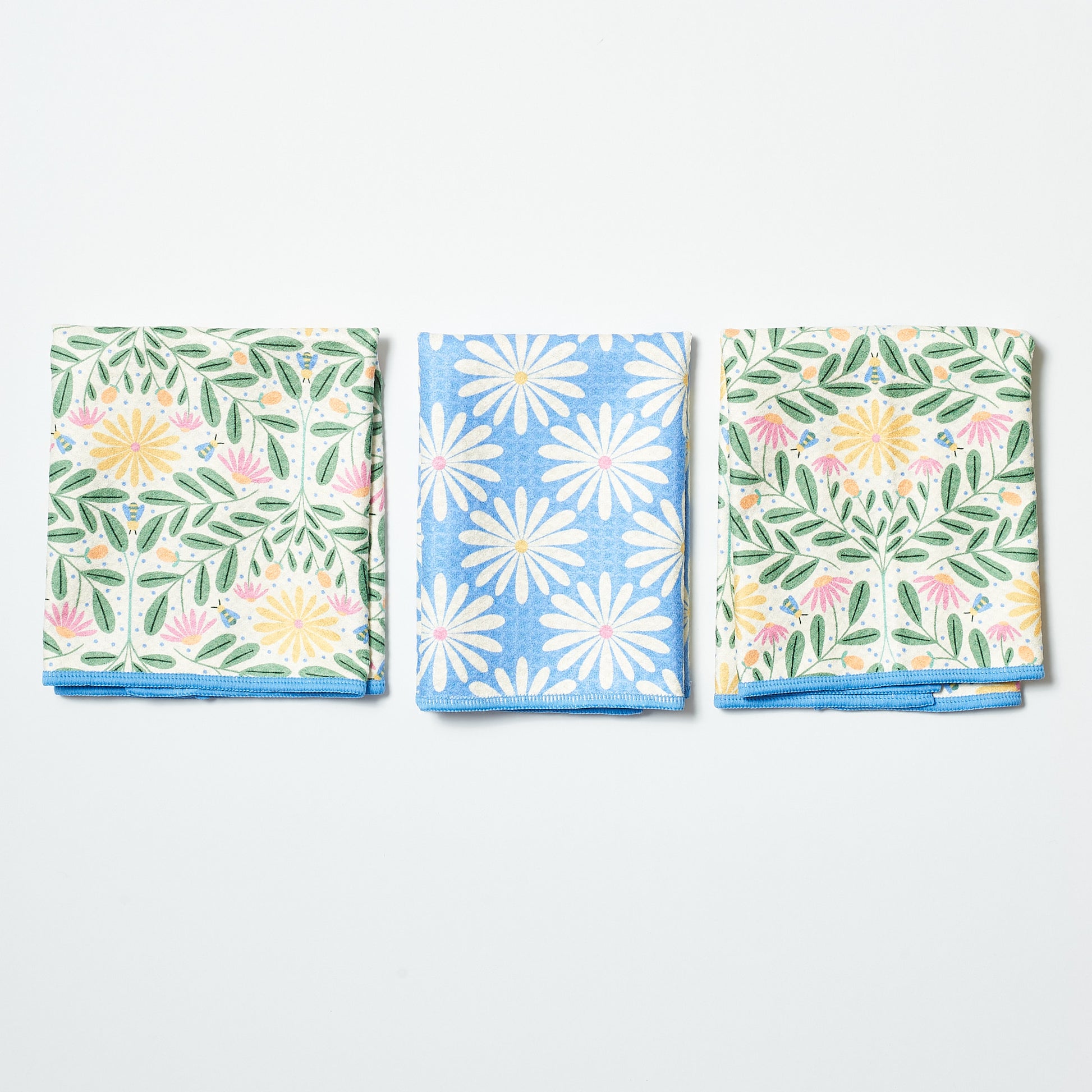 Bee Kind Reversible Mighty Mini Towel (set of 3) - Rebecca Jane Woolbright - - Tea Towel