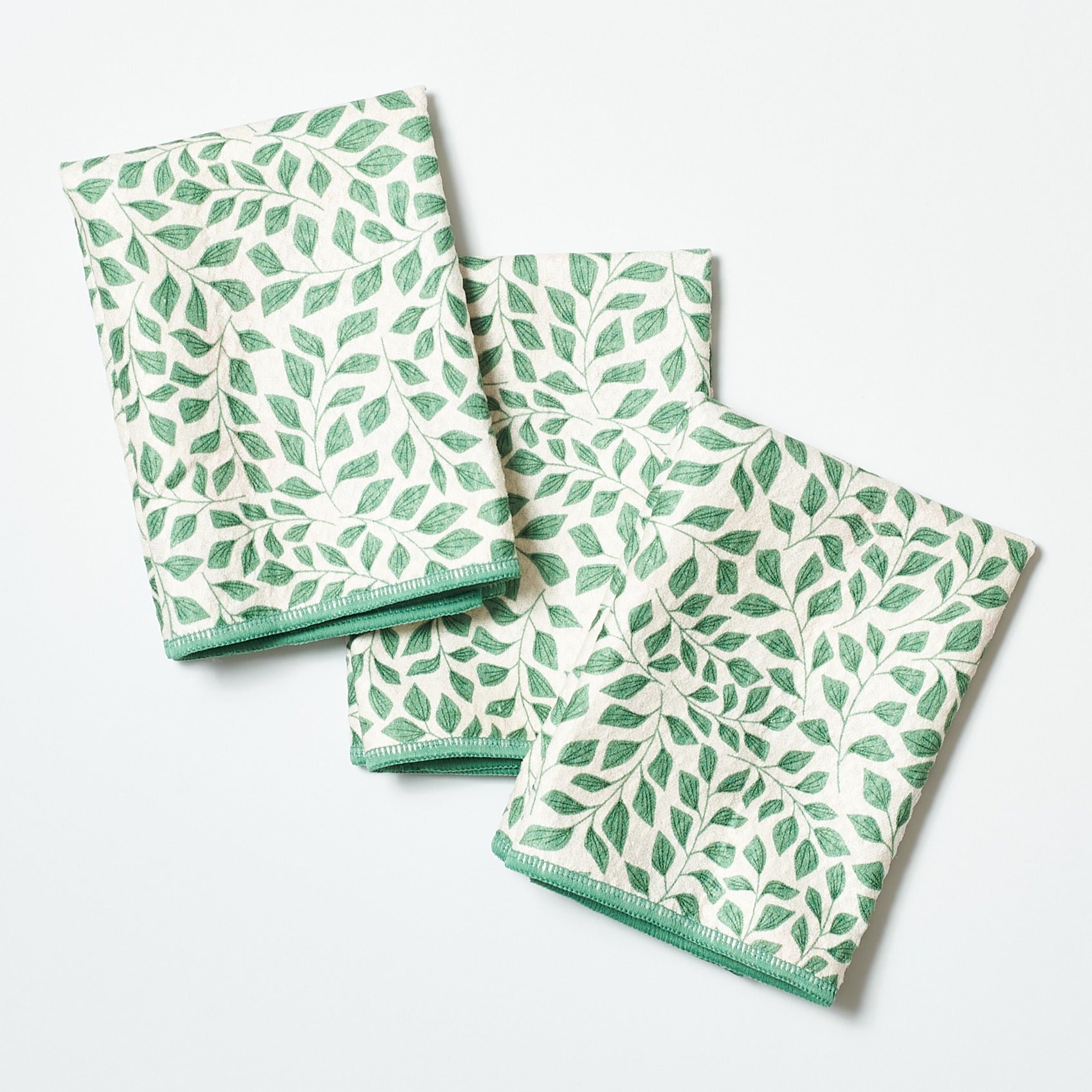 Garden Path Reversible Mighty Mini Towel (set of 3) - Rebecca Jane Woolbright - - Tea Towel