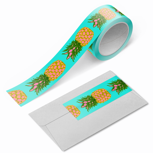 Retro Pineapple Washi Tape