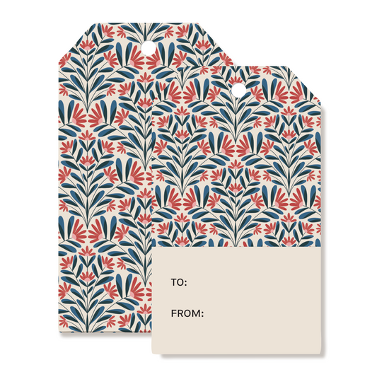 Snowflora Gift Tag