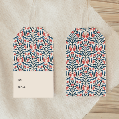 Snowflora Gift Tag