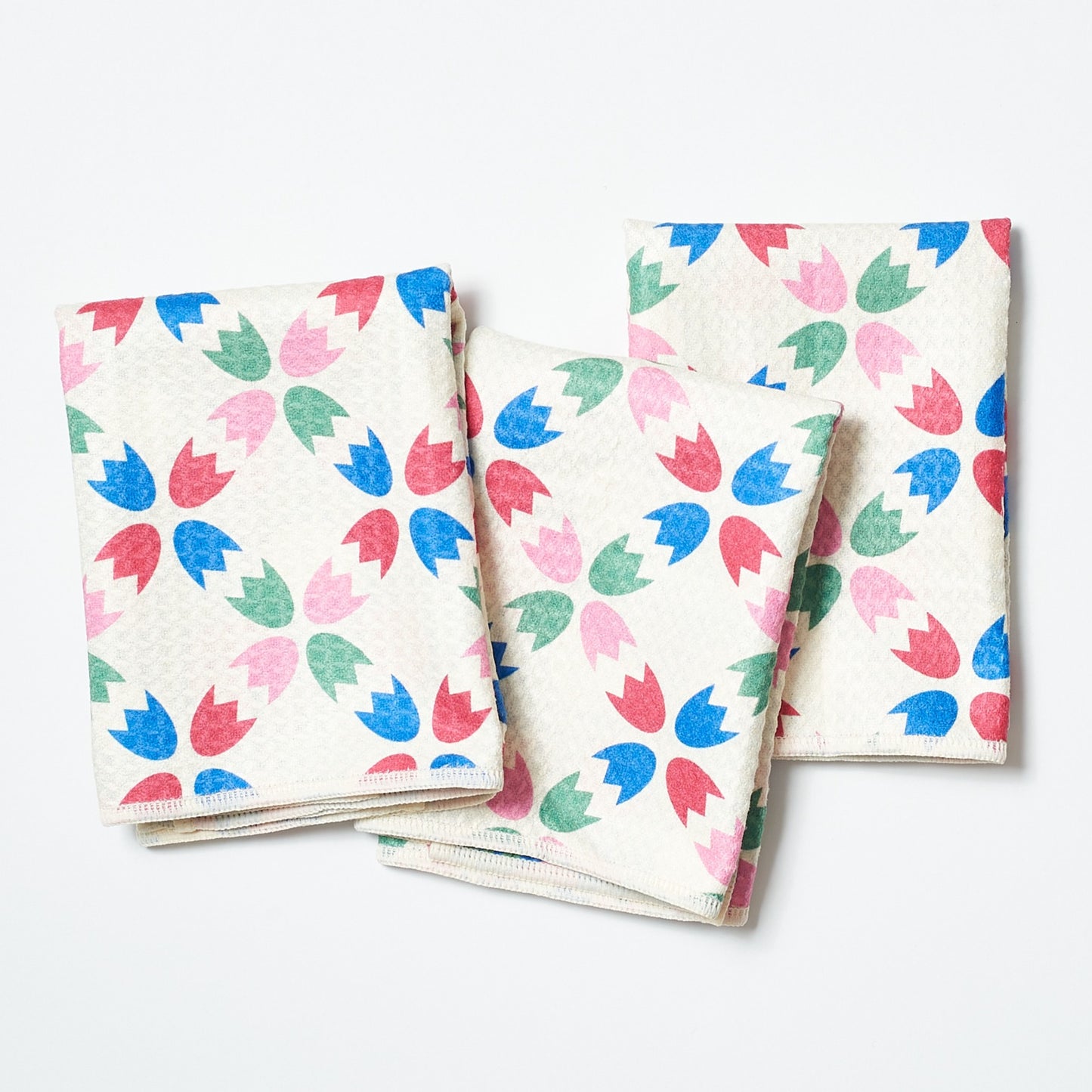 Spring Growth Reversible Mighty Mini Towel (set of 3) - Rebecca Jane Woolbright - - Tea Towel