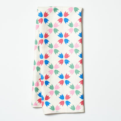Spring Growth Reversible Tea Towel - Rebecca Jane Woolbright - - Tea Towel