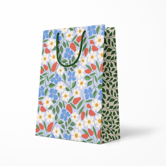 Garden Path Gift Bag - Rebecca Jane Woolbright - gift bag, holiday shop-gift bag - gift bag